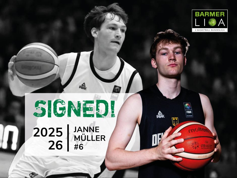 #Spannender Neuzugang: U19-Vizeweltmeister Janne Müller wird Doppellizenzspieler