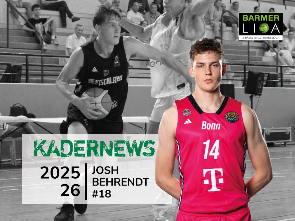#Verstärkung im Nachwuchs: U18-Nationalspieler Josh Behrendt kommt